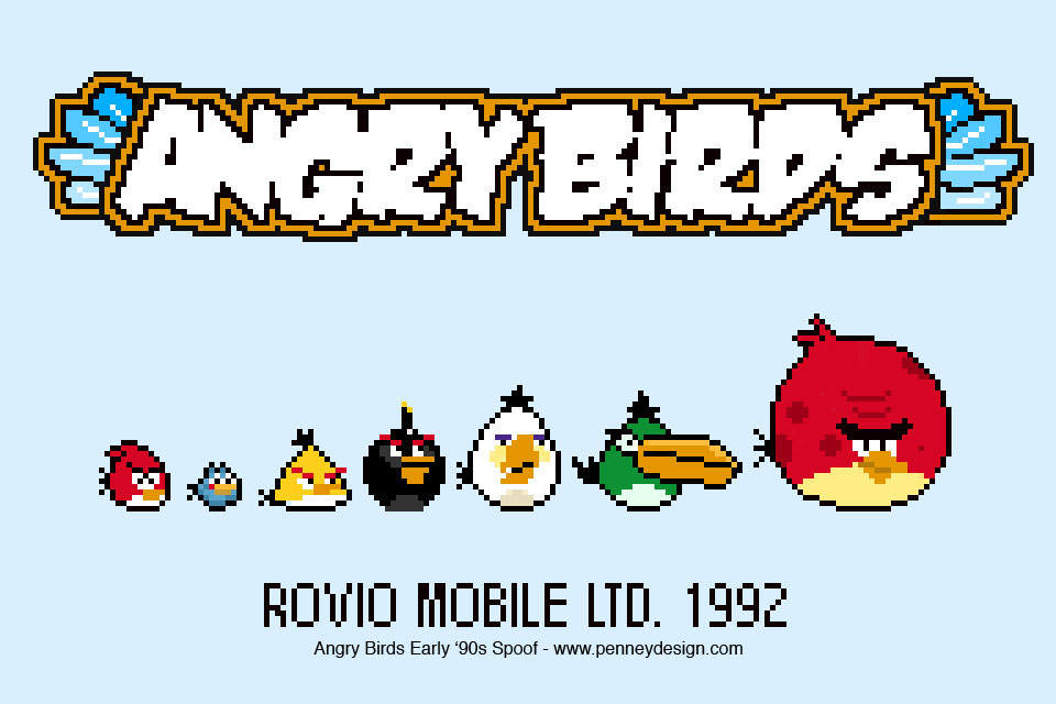 Angry Birds – 1990 Spoof