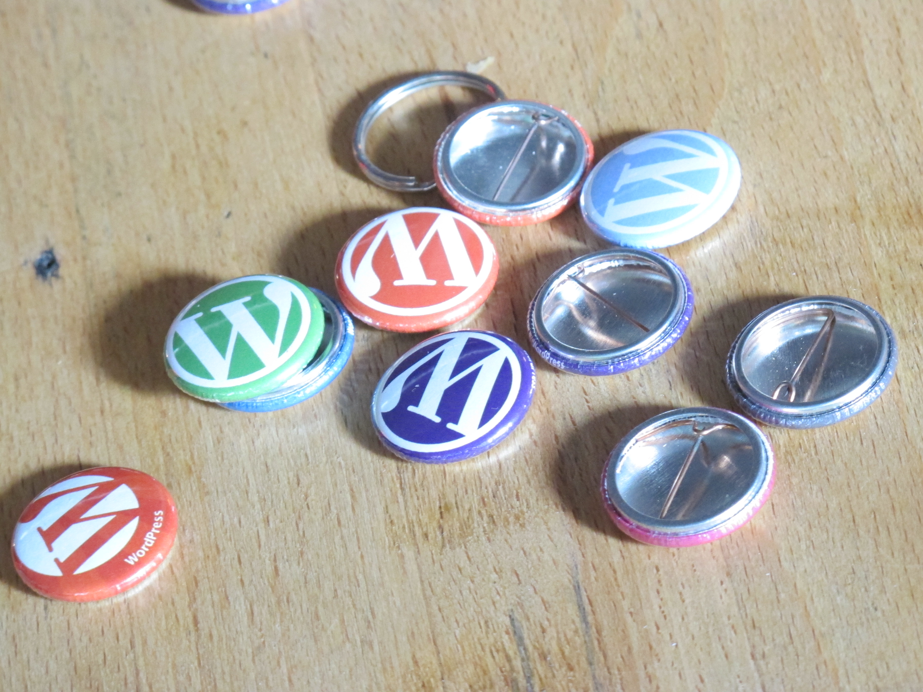 WordPress 10th Anniversary Buttons
